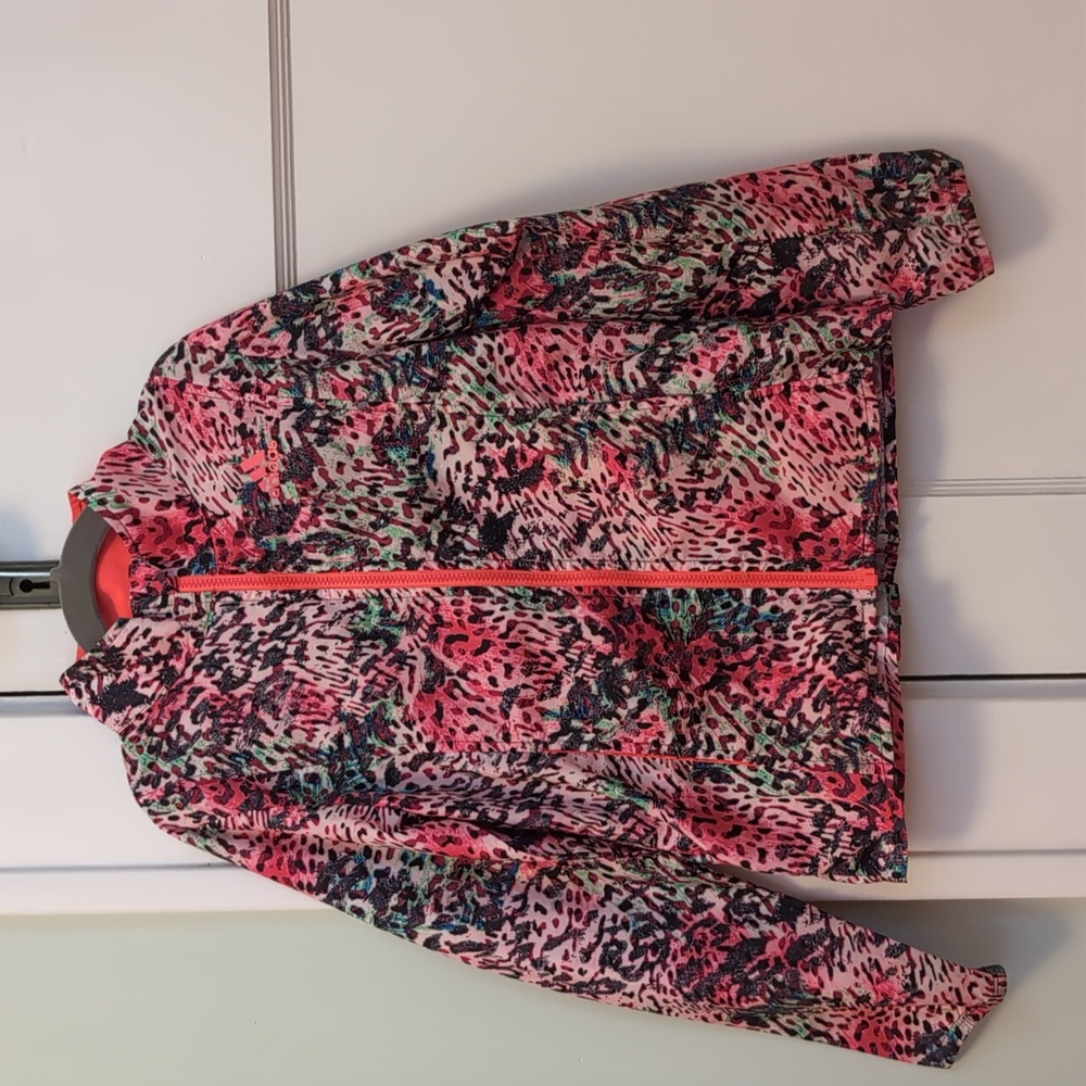 Adidas Girls Windbreaker Athleisure Jacket, Size 6